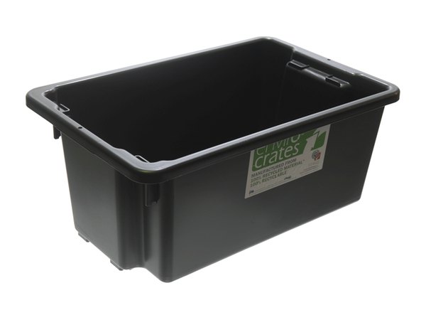 Crate 52L Black Recycled